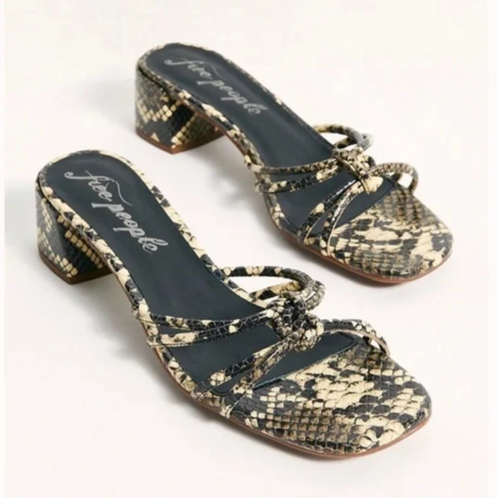 Free People Snakeskin Pattern Sandals - Picture 10 of 10